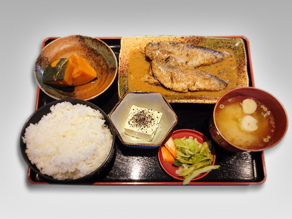 イワシのぬか炊き定食
