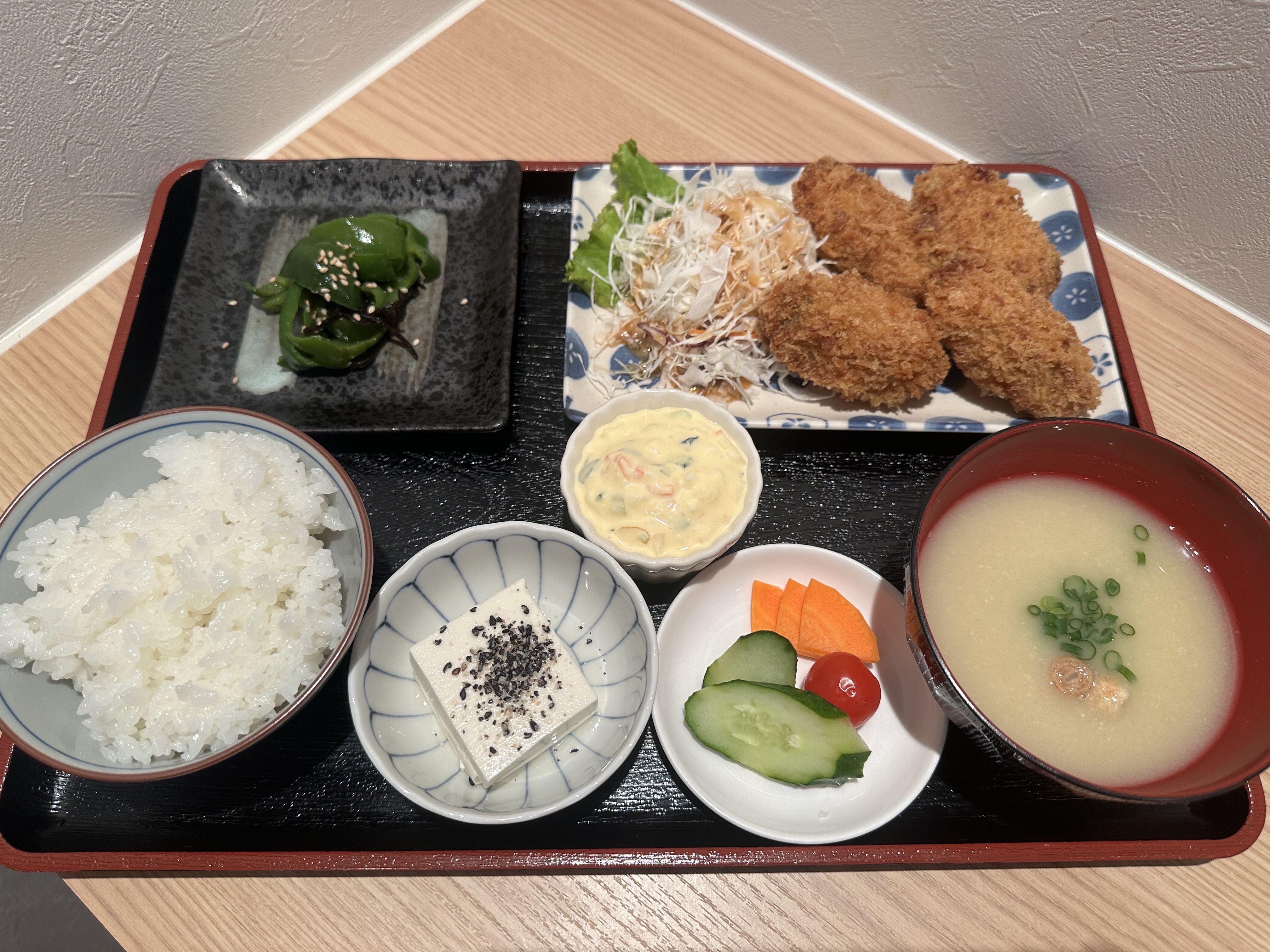 【秋冬限定】牡蠣フライ定食
